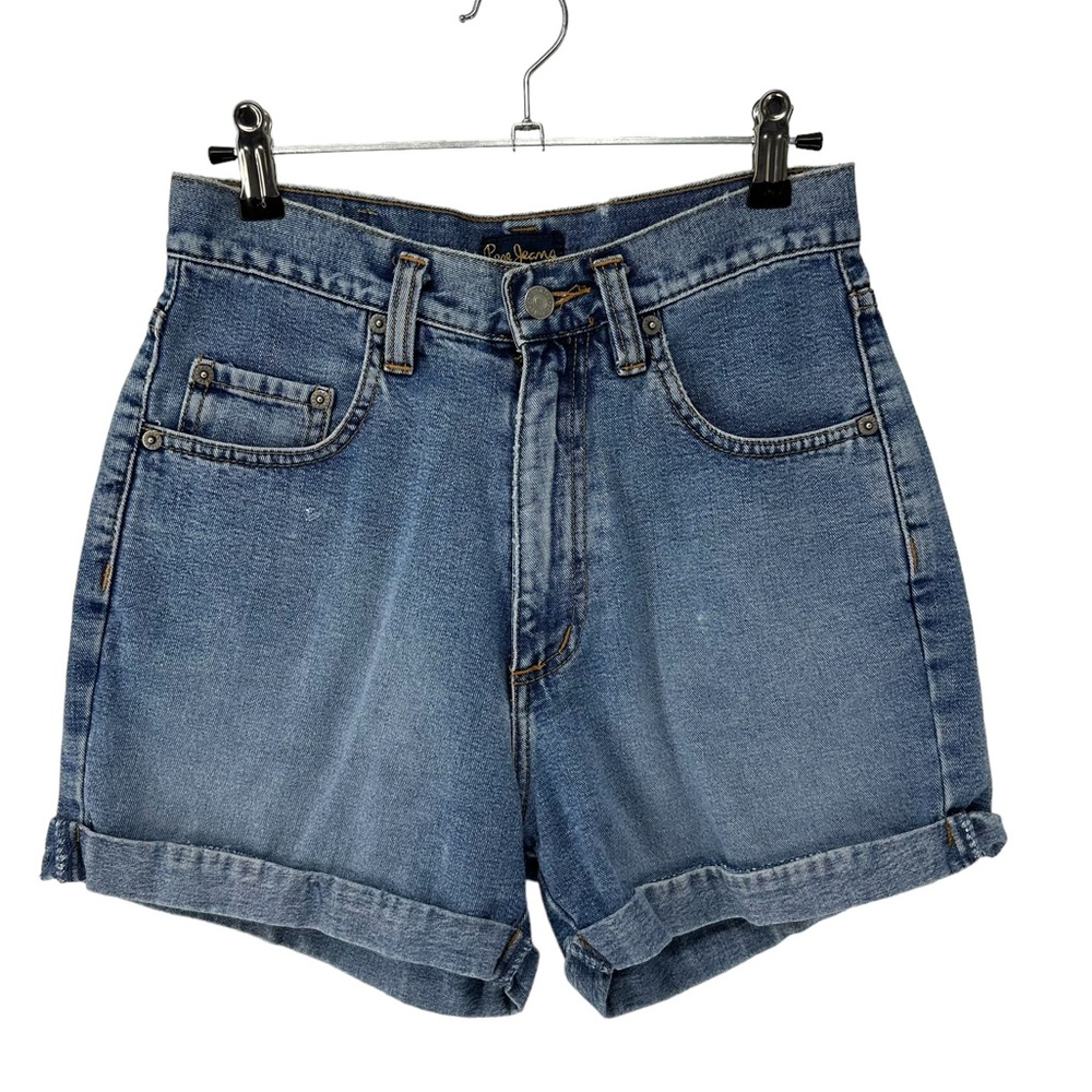 Pepe Jeans VINTAGE 90s Original Pepe Lindsay Cuffed High Waisted Shorts